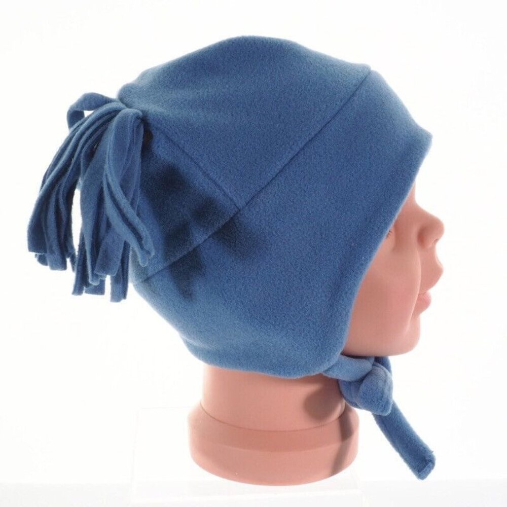 Dorfman Pacific Toddler Winter Fleece Hat With Tassels & Chin Strap